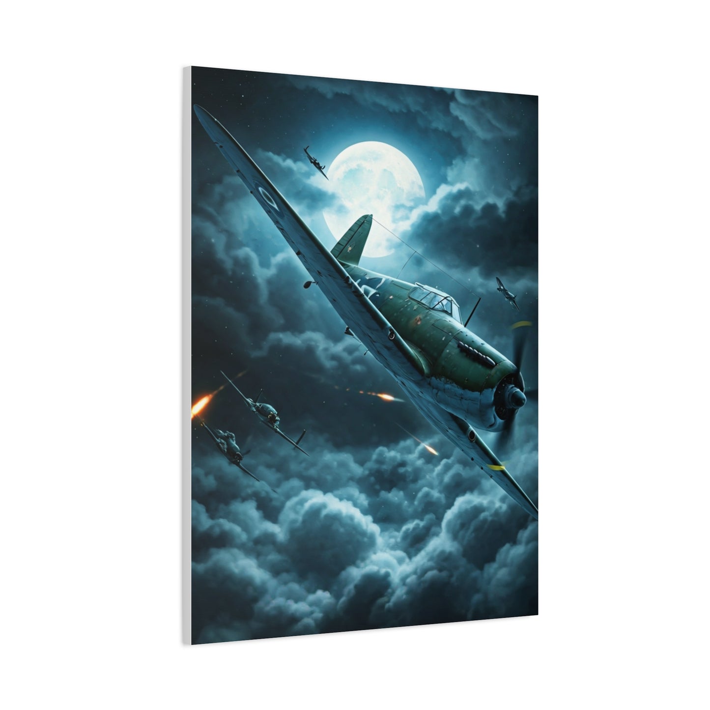 Moonlit Storm Flight Mystery Wall Art & Canvas Prints