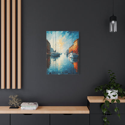 Golden Harbor Reflections Wall Art & Canvas Prints