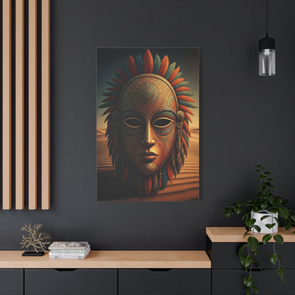 Sacred Tribal Mask Wall Art & Canvas Prints