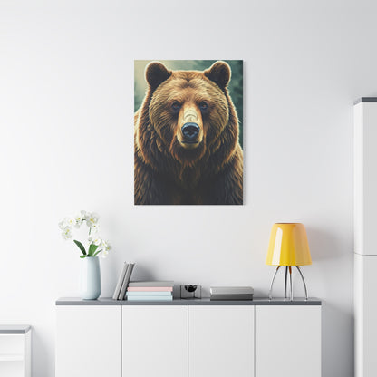 Grizzly Bear Profile Study Wall Art & Canvas Prints