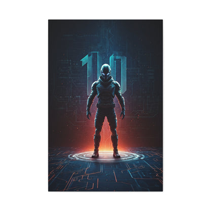 Digital Ascension Warrior Wall Art & Canvas Prints