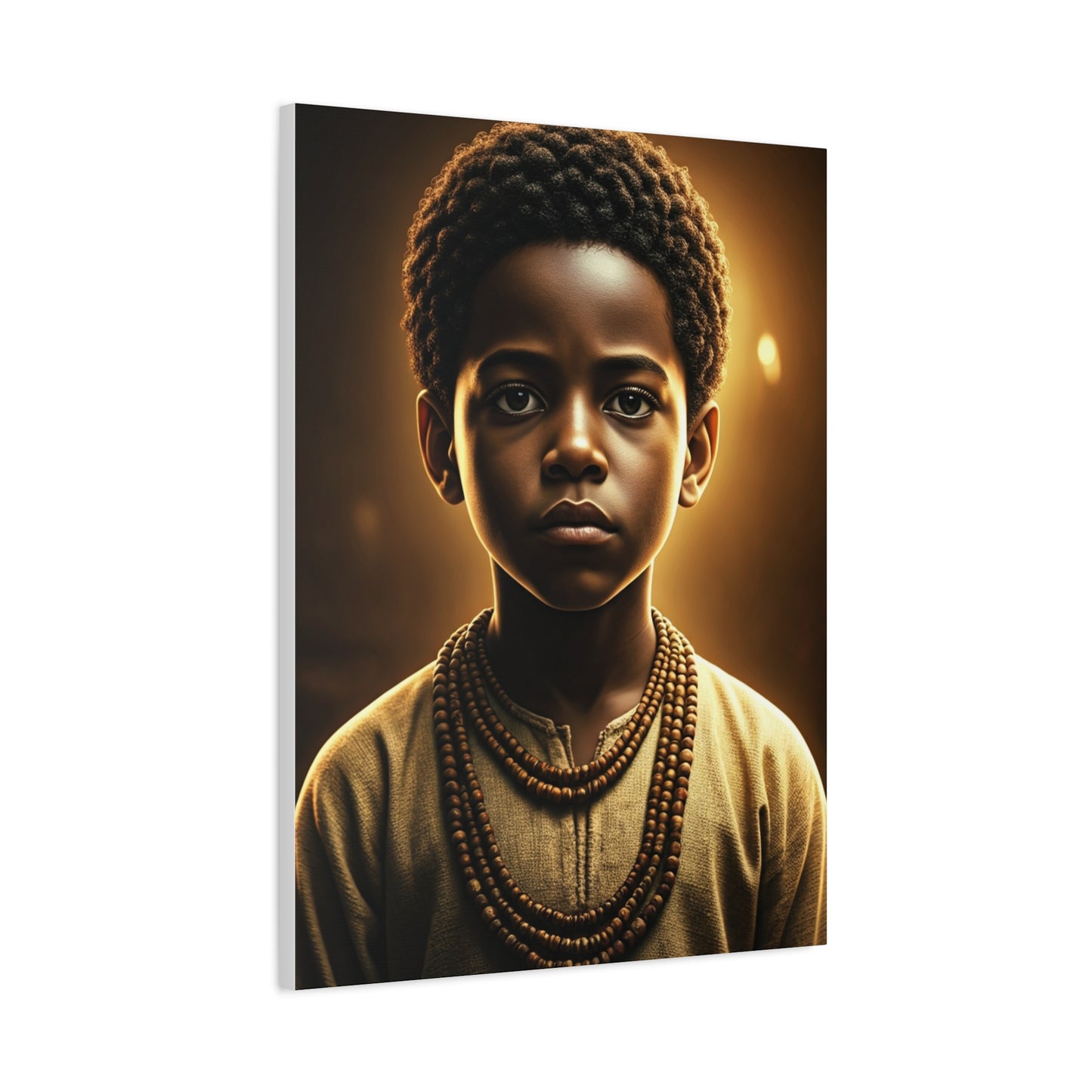 Golden Innocence Portrait Wall Art & Canvas Prints