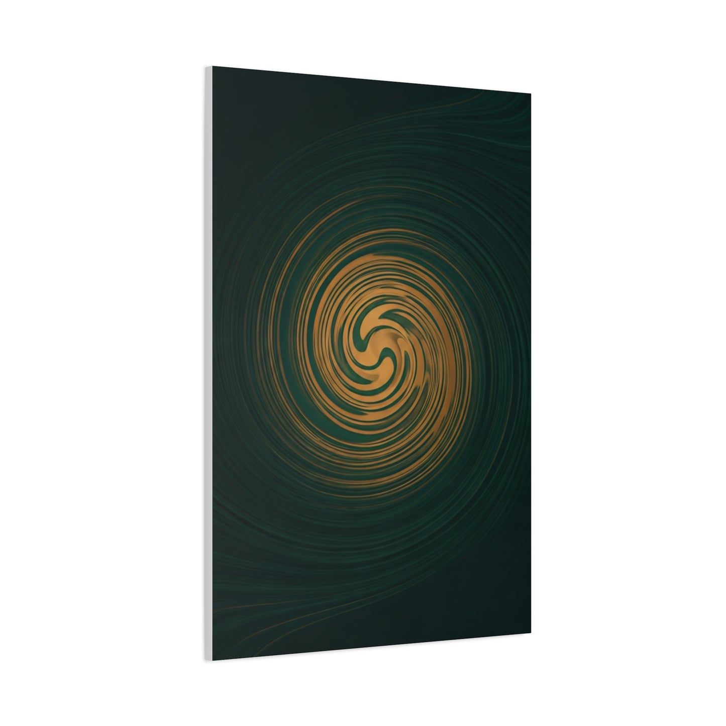 Golden Abyss Spiral Wall Art & Canvas Prints