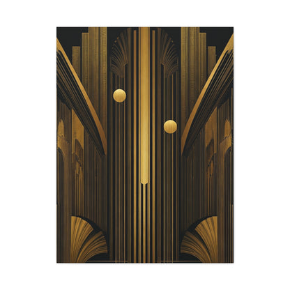 Grand Corridor Art Deco Architecture Wall Art & Canvas Prints