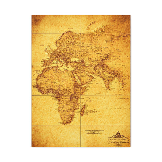 Historic Old World Atlas Map Wall Art & Canvas Prints