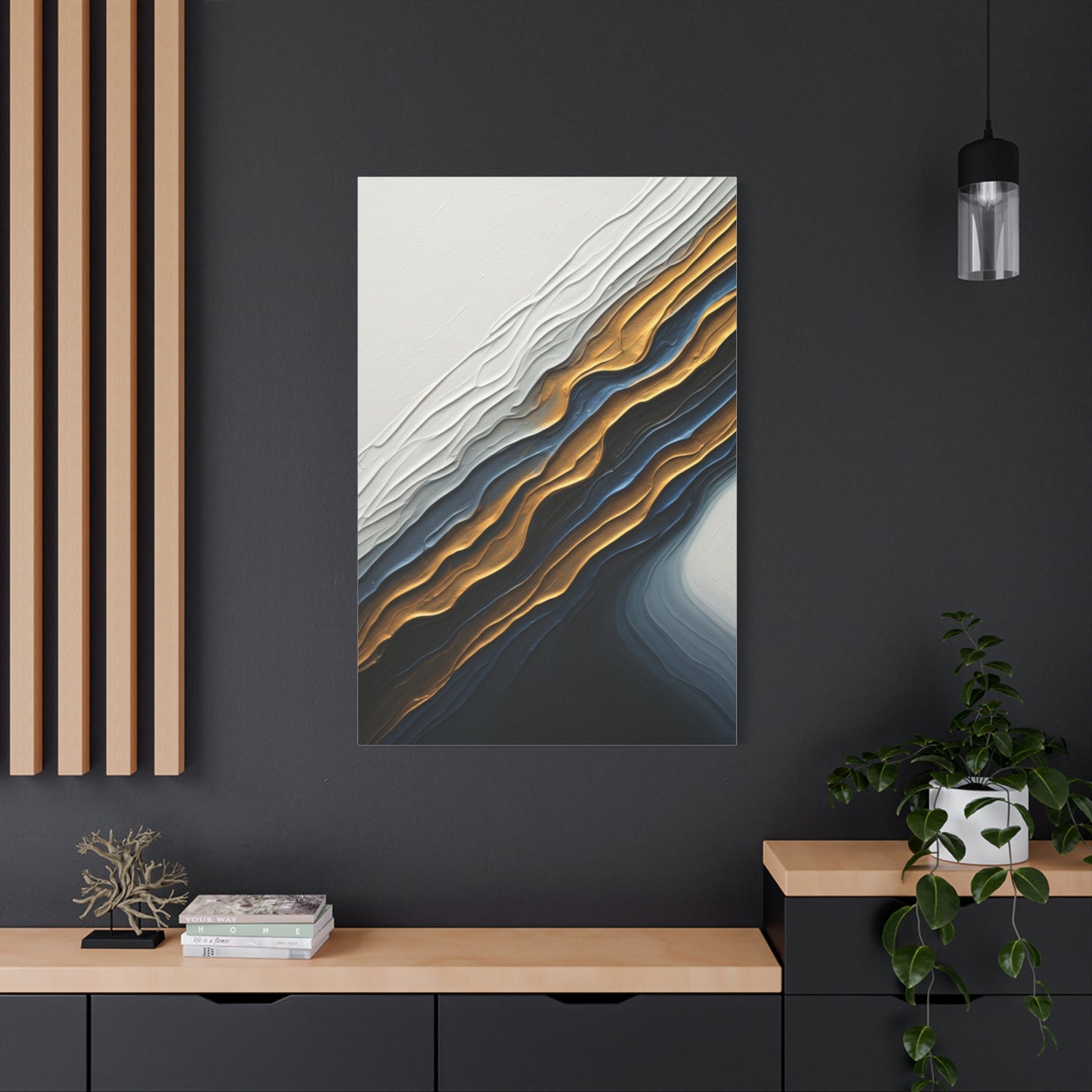 Golden Contours Wall Art & Canvas Prints