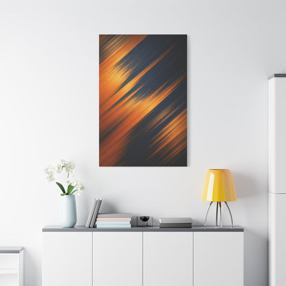 Warm Motion Streaks Abstract Wall Art & Canvas Prints