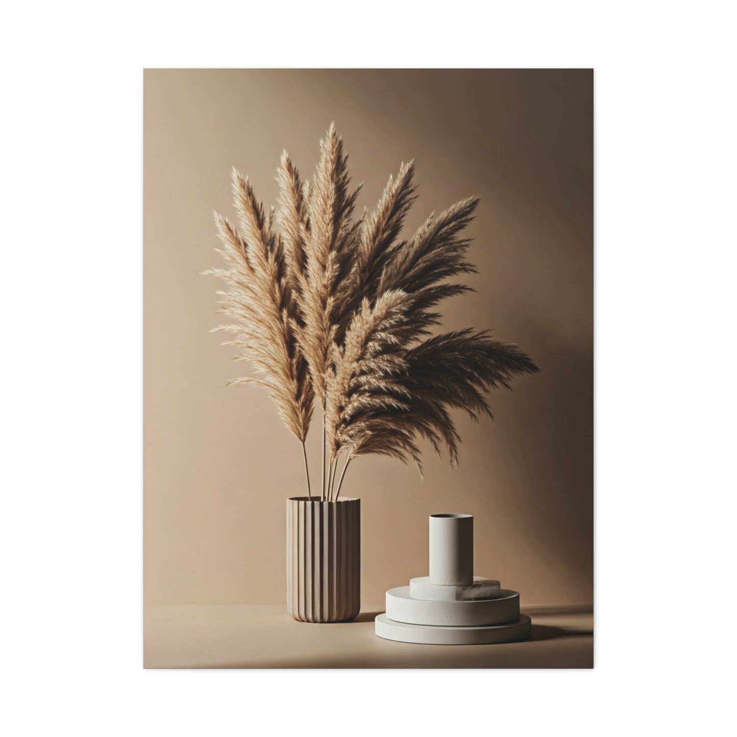 Pampas Grass Neutral Still Life Wall Art & Canvas Prints