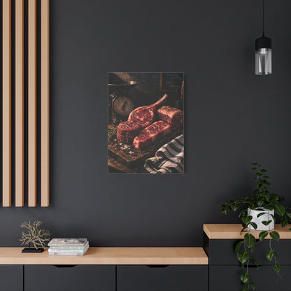 Premium Butcher Counter Steak Still Life Wall Art & Canvas Print