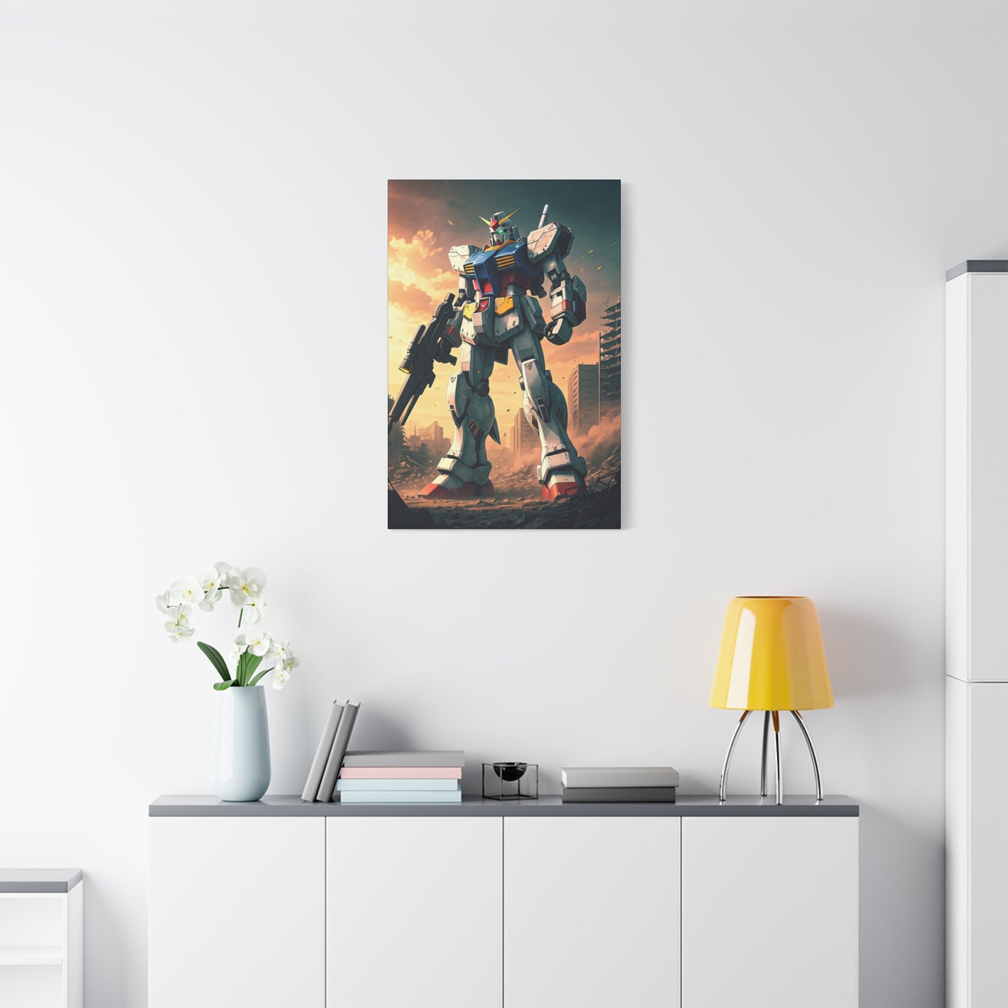 Mecha Guardian of the Ruins Wall Art & Canvas Prints