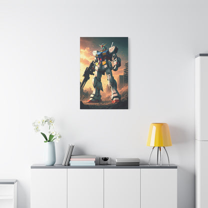 Mecha Guardian of the Ruins Wall Art & Canvas Prints