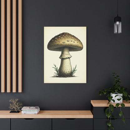 Woodland Toadstool Illustration Wall Art & Canvas Prints