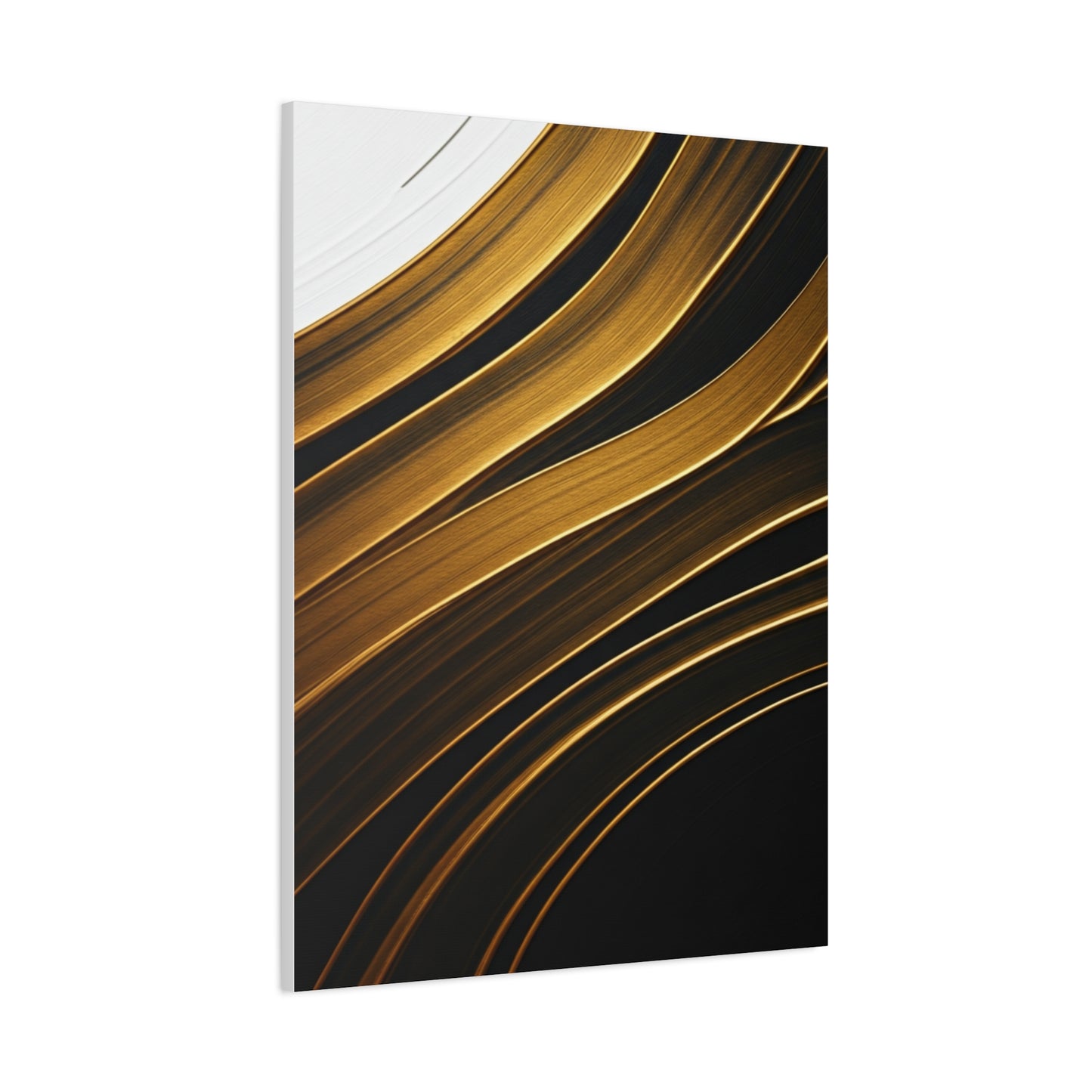 Golden Wave Abstract Wall Art & Canvas Prints