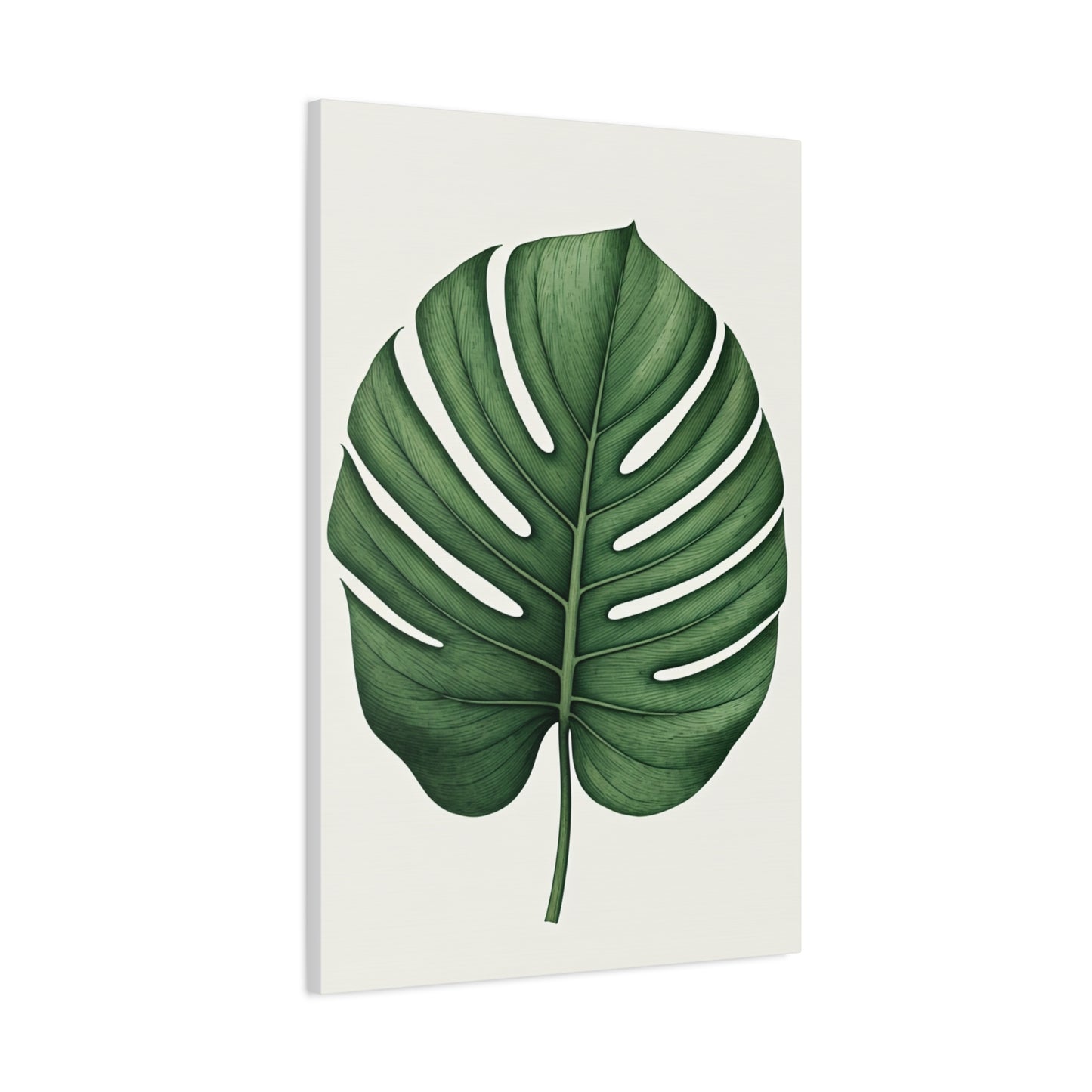 Monstera Leaf Illustration Wall Art & Canvas Prints