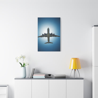 Airplane Ascent Into the Open Sky Wall Art & Canvas Prints