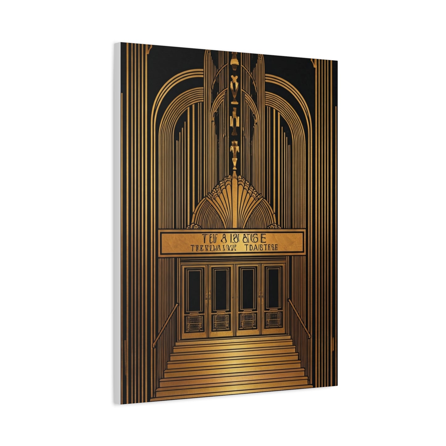 Grand Theatre Entrance Art Deco Wall Art & Canvas Prints