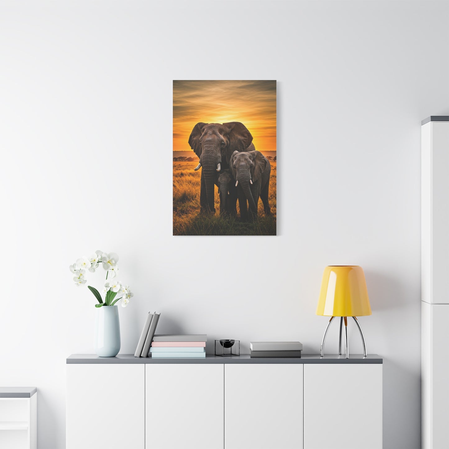 Elephant Companions Wall Art & Canvas Prints
