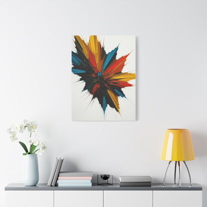 Warm Fragmented Abstract Wall Art & Canvas Prints