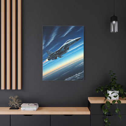 High-Speed Fighter Jet Sky Flight Wall Art & Canvas Prints