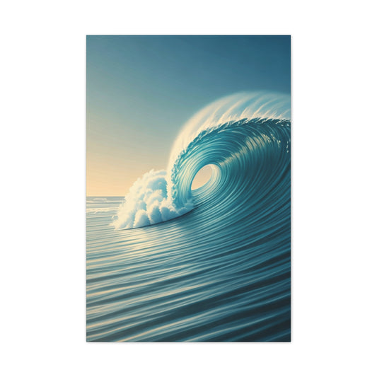 Ocean Wave Tunnel Motion Wall Art & Canvas Prints