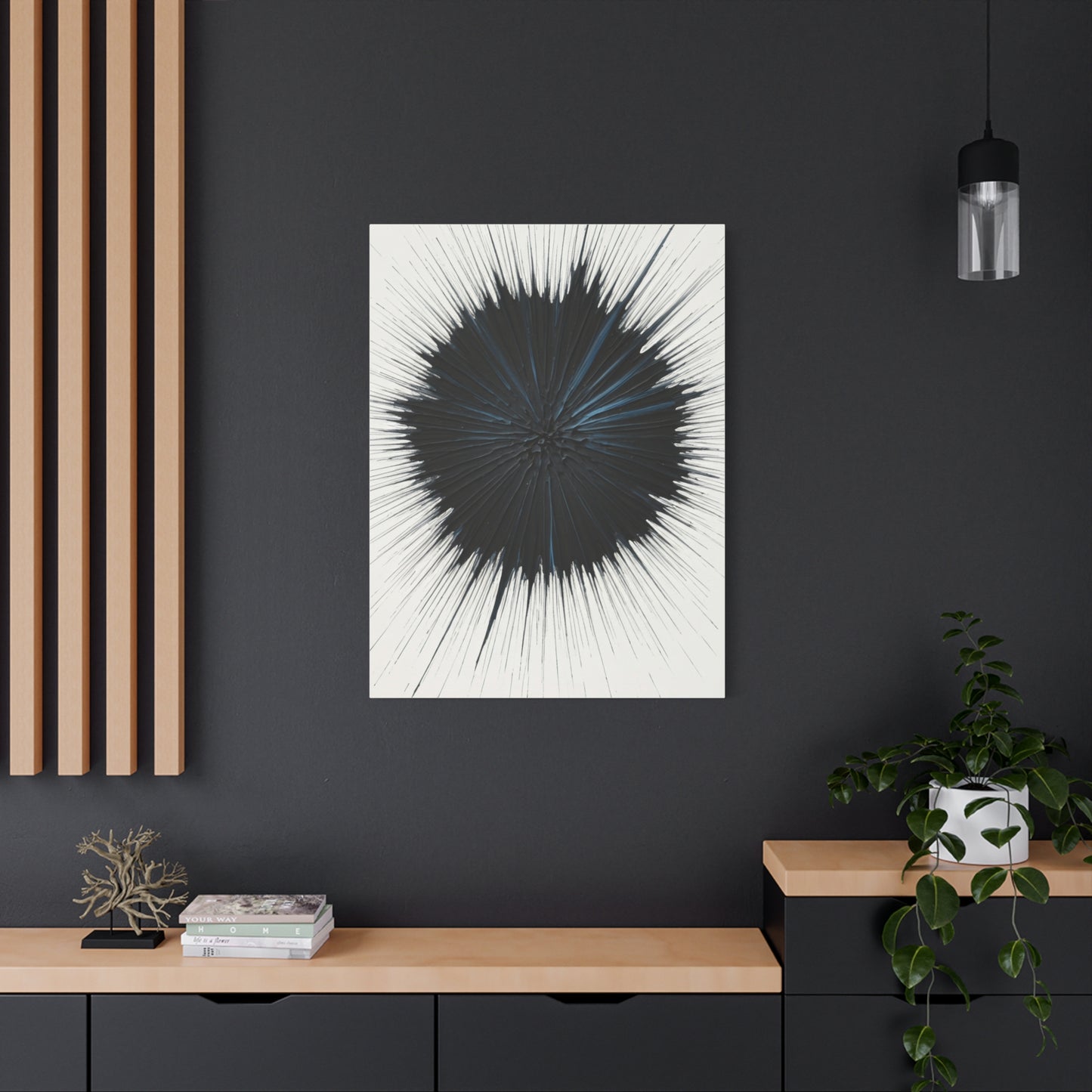 Obsidian Impact Field Wall Art & Canvas Prints