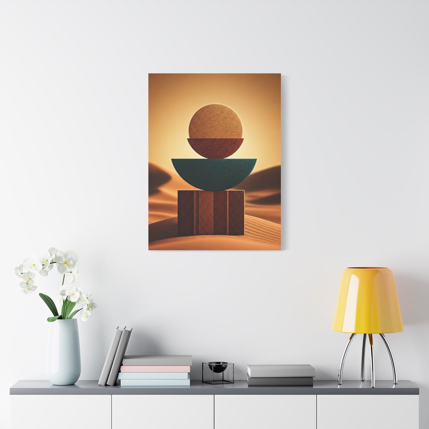 Desert Balance Geometry Wall Art & Canvas Prints