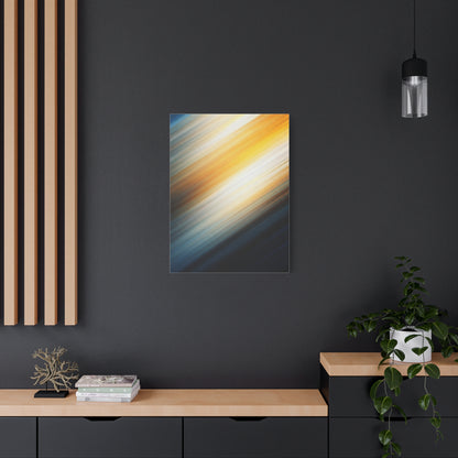 Soft Golden Motion Abstract Wall Art & Canvas Prints