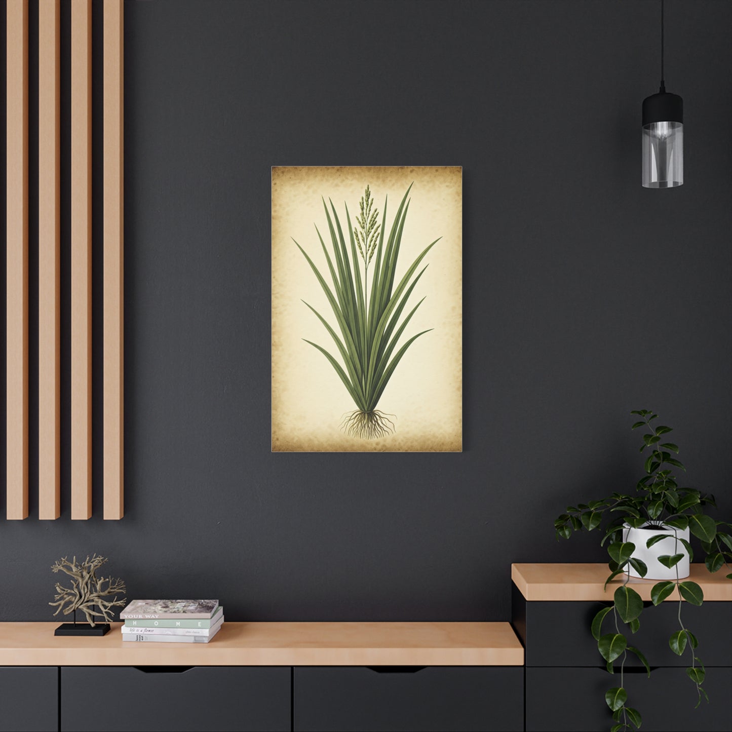 Wild Grass Illustration Wall Art & Canvas Prints