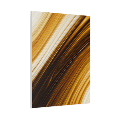 Dark Gold Stream Abstract Wall Art & Canvas Prints