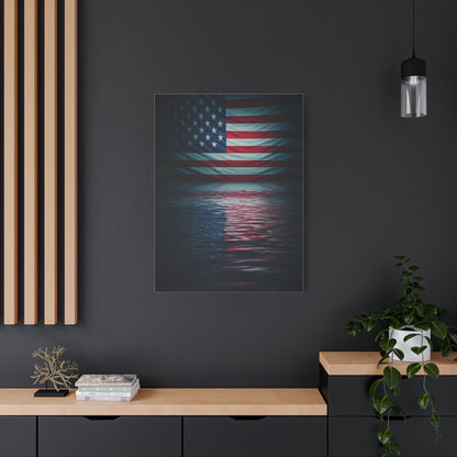 Stars and Stripes on the Water Wall Art & Canvas Prints