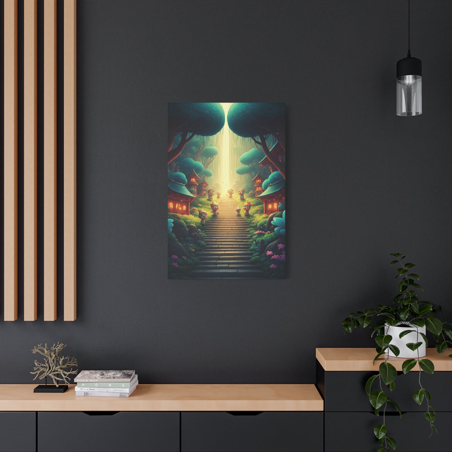 Enchanted Forest Stairway Wall Art & Canvas Prints