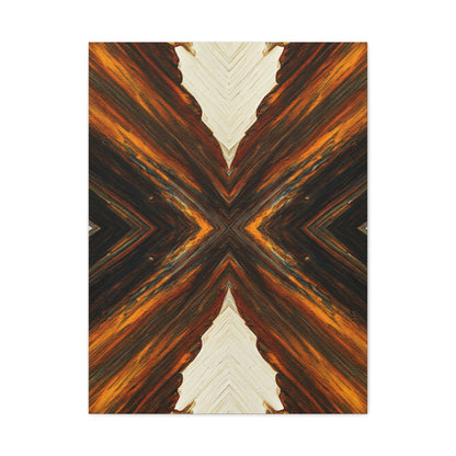 Symmetrical Earth Cross Abstract Wall Art & Canvas Prints
