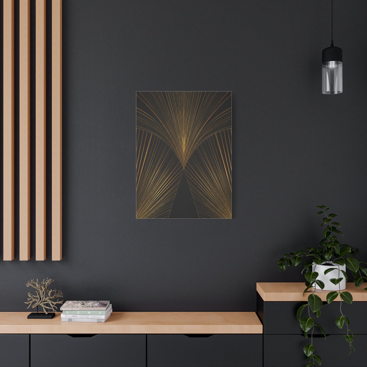 Golden Radiance Arc Deco Wall Art & Canvas Prints