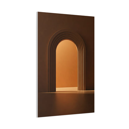 Warm Architectural Archway Glow Wall Art & Canvas Prints
