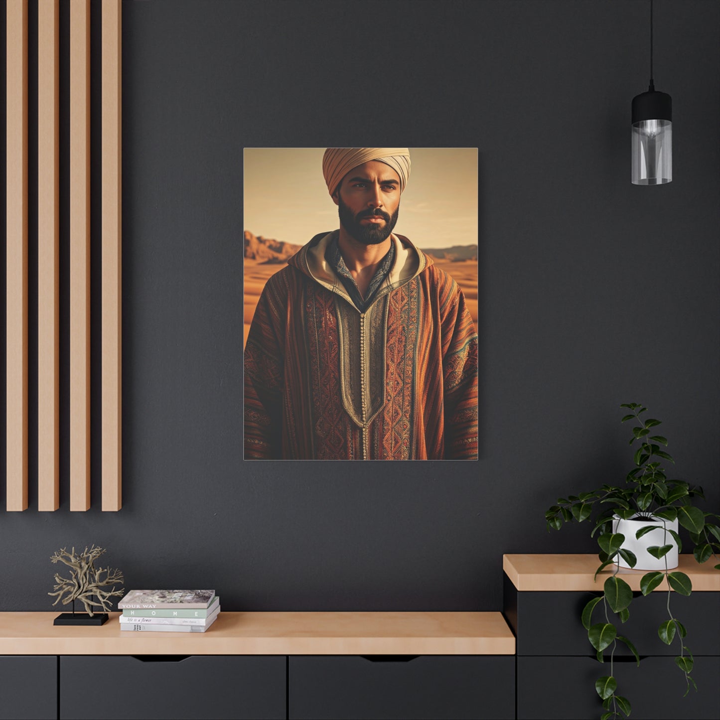 Nomadic Desert Soul Portrait Wall Art & Canvas Prints