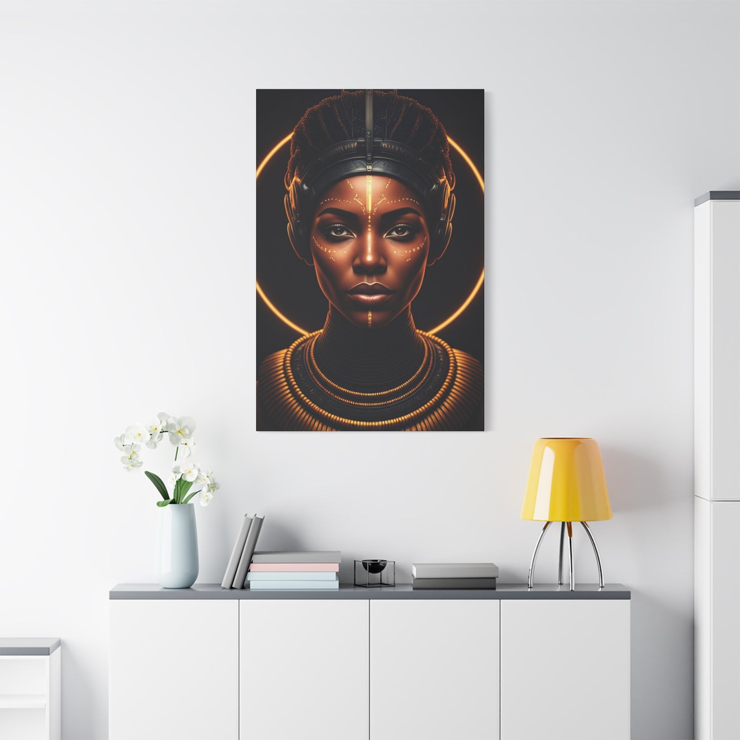 Divine Queen Eclipse Wall Art & Canvas Prints