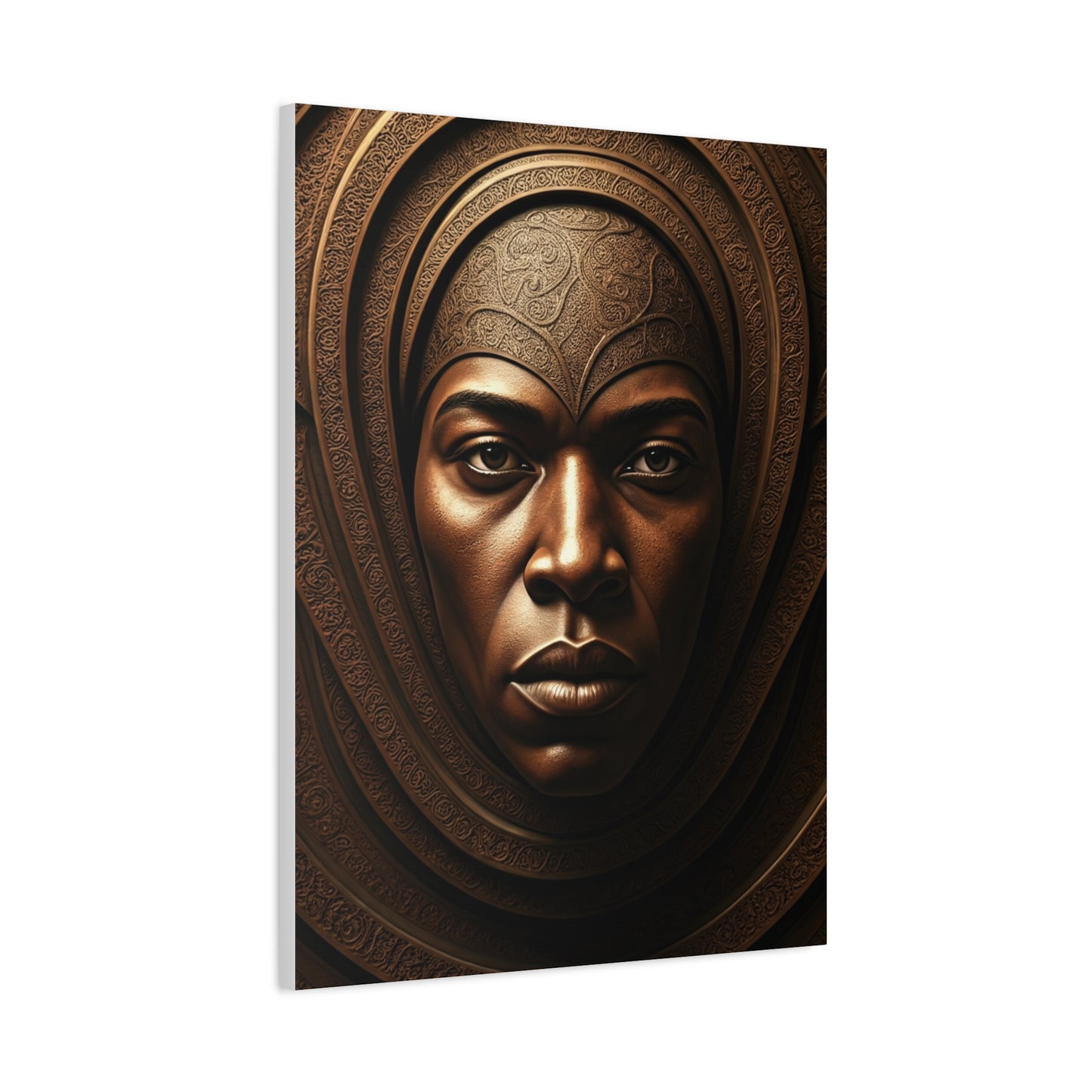 Sacred Bronze Empress Portrait Wall Art & Canvas Prints