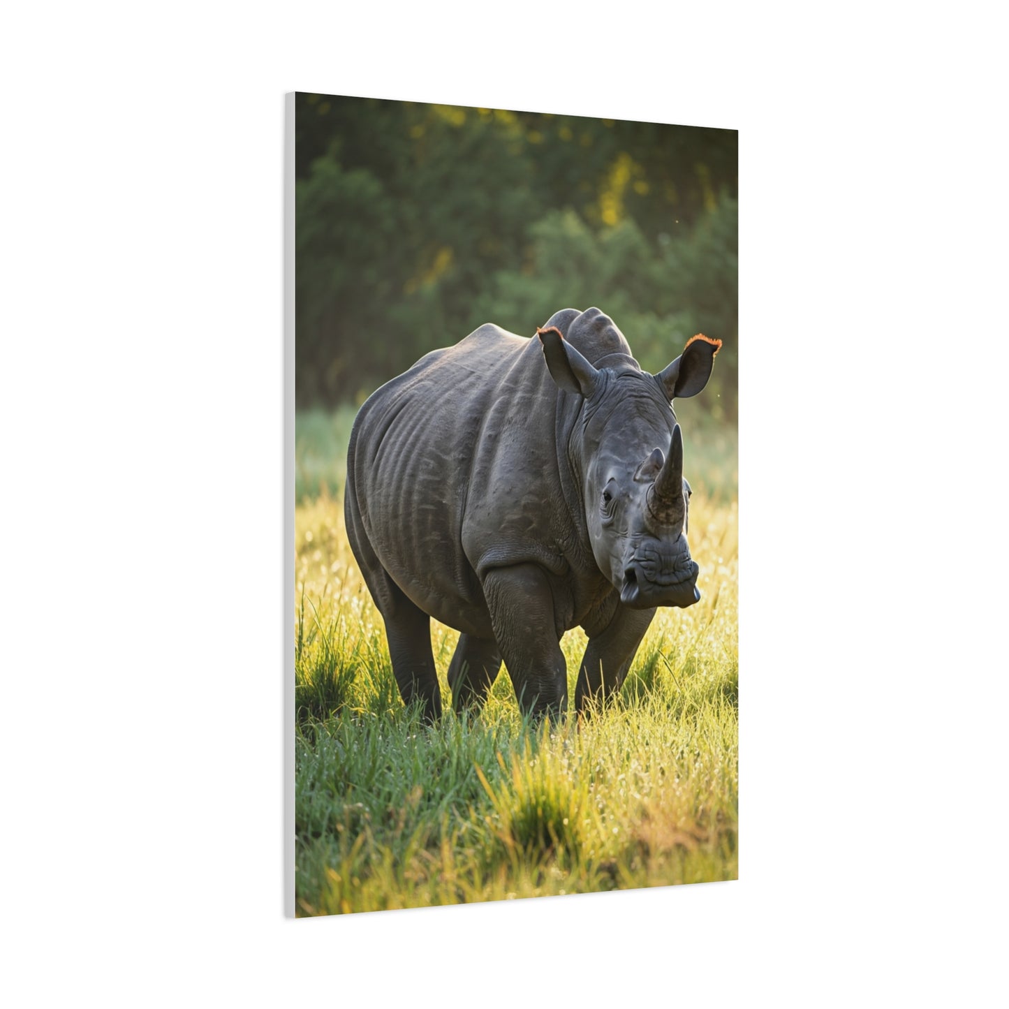 Quiet Strength Rhino Wall Art & Canvas Prints