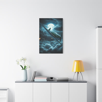Moonlit Storm Flight Mystery Wall Art & Canvas Prints