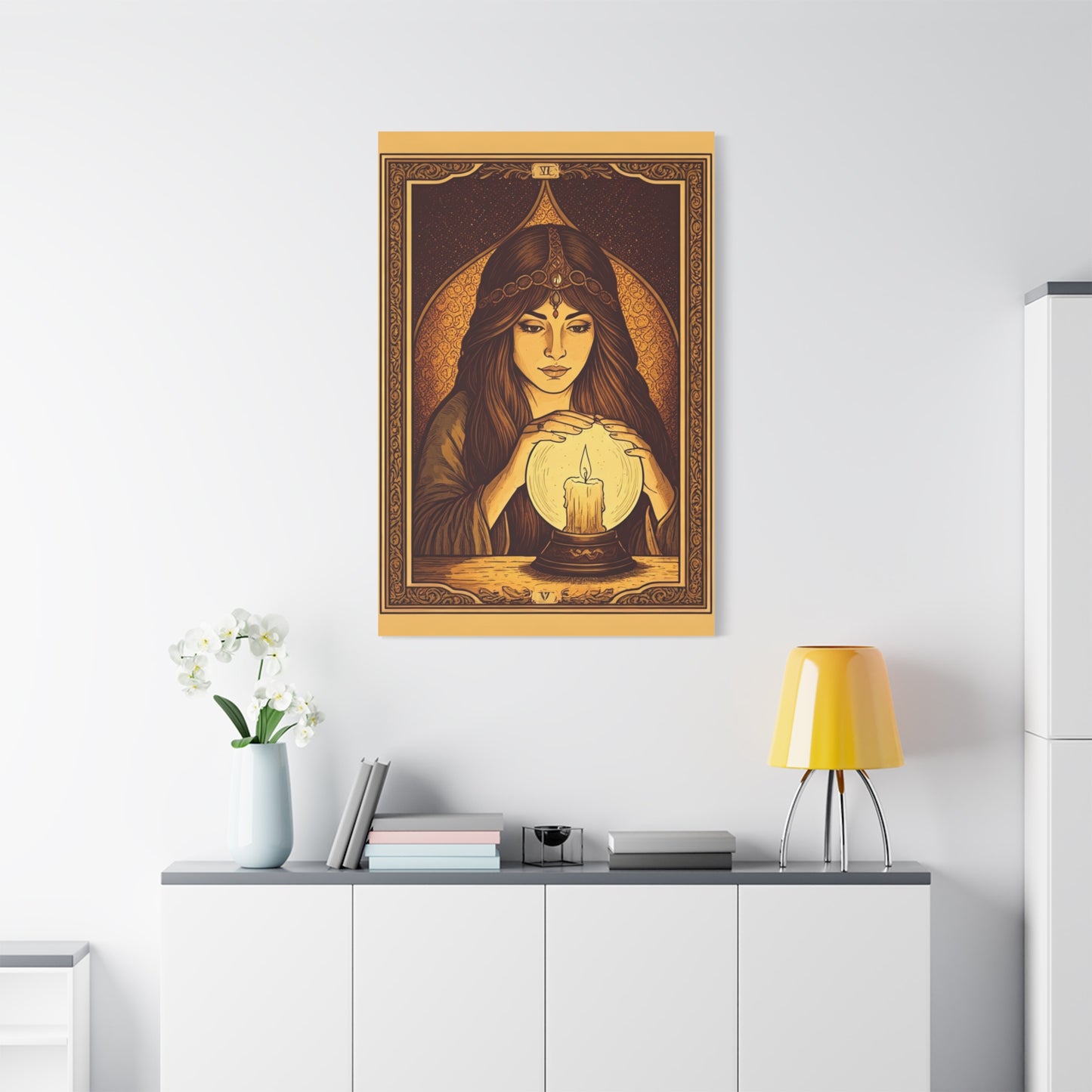 Mystic Candle Seer Wall Art & Canvas Prints