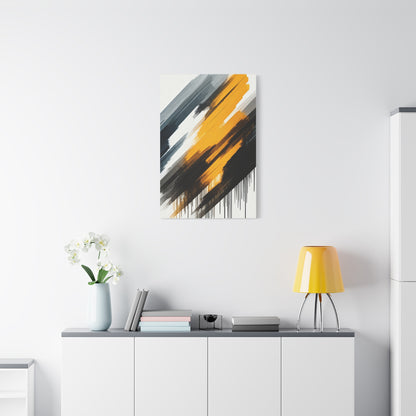 Golden Impact Abstract Wall Art & Canvas Prints