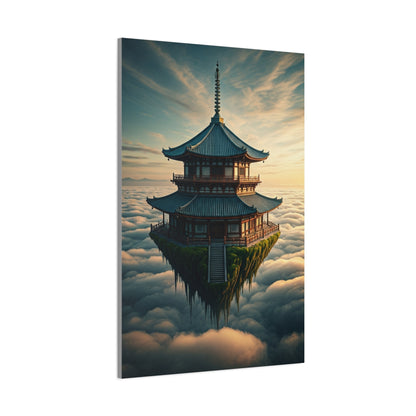 Floating Temple in the Clouds Wall Art & Canvas Prints