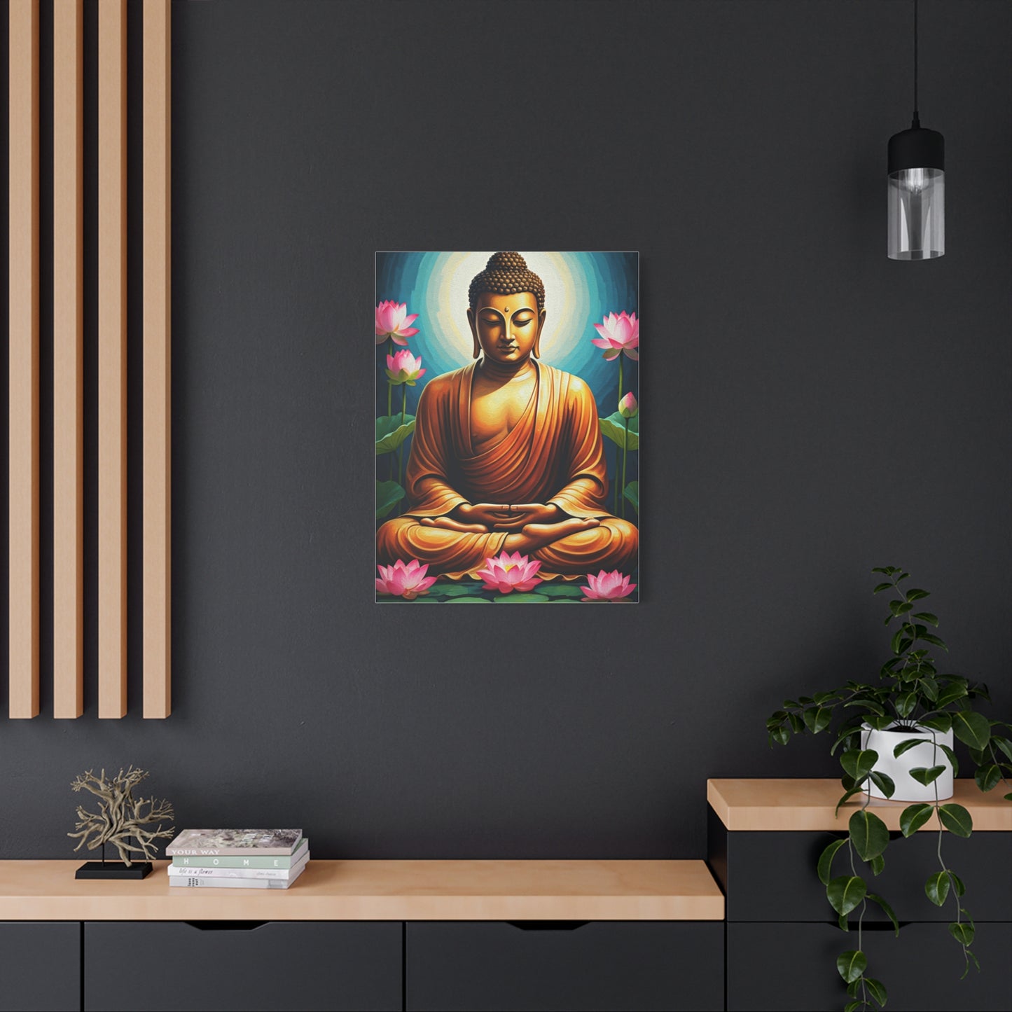 Lotus Meditation Buddha Artwork Wall Art & Canvas Prints