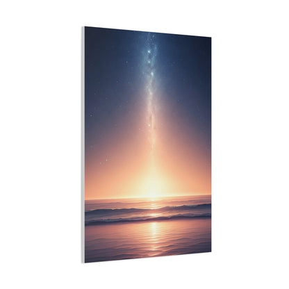 Celestial Path Over Calm Ocean Wall Art & Canvas Prints