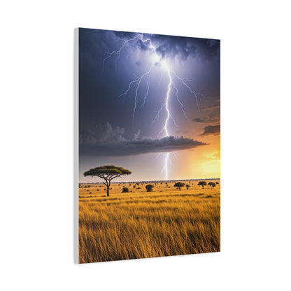 Golden Savannah Horizon Wall Art & Canvas Prints