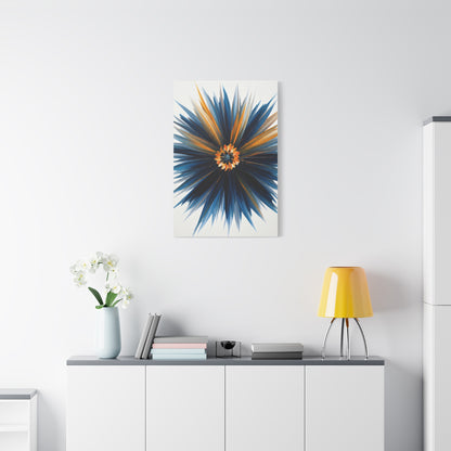Midnight Bloom Radiance Abstract Wall Art & Canvas Prints