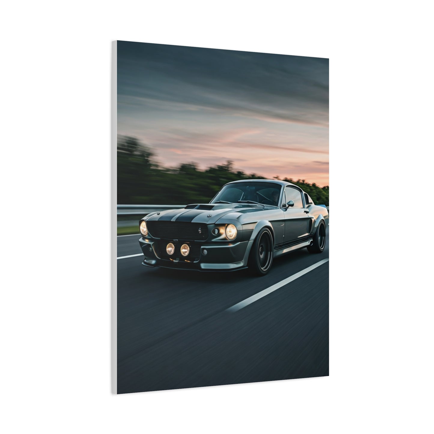 1967 Ford Mustang Shelby GT500 Restomod Highway Charge Wall Art & Canvas Prints