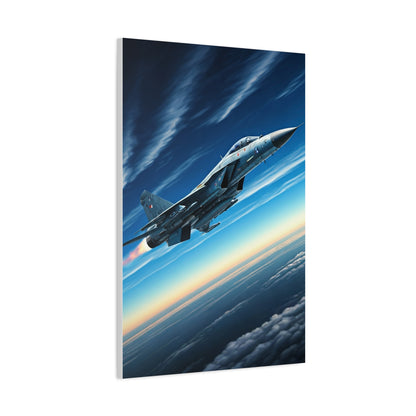 High-Speed Fighter Jet Sky Flight Wall Art & Canvas Prints