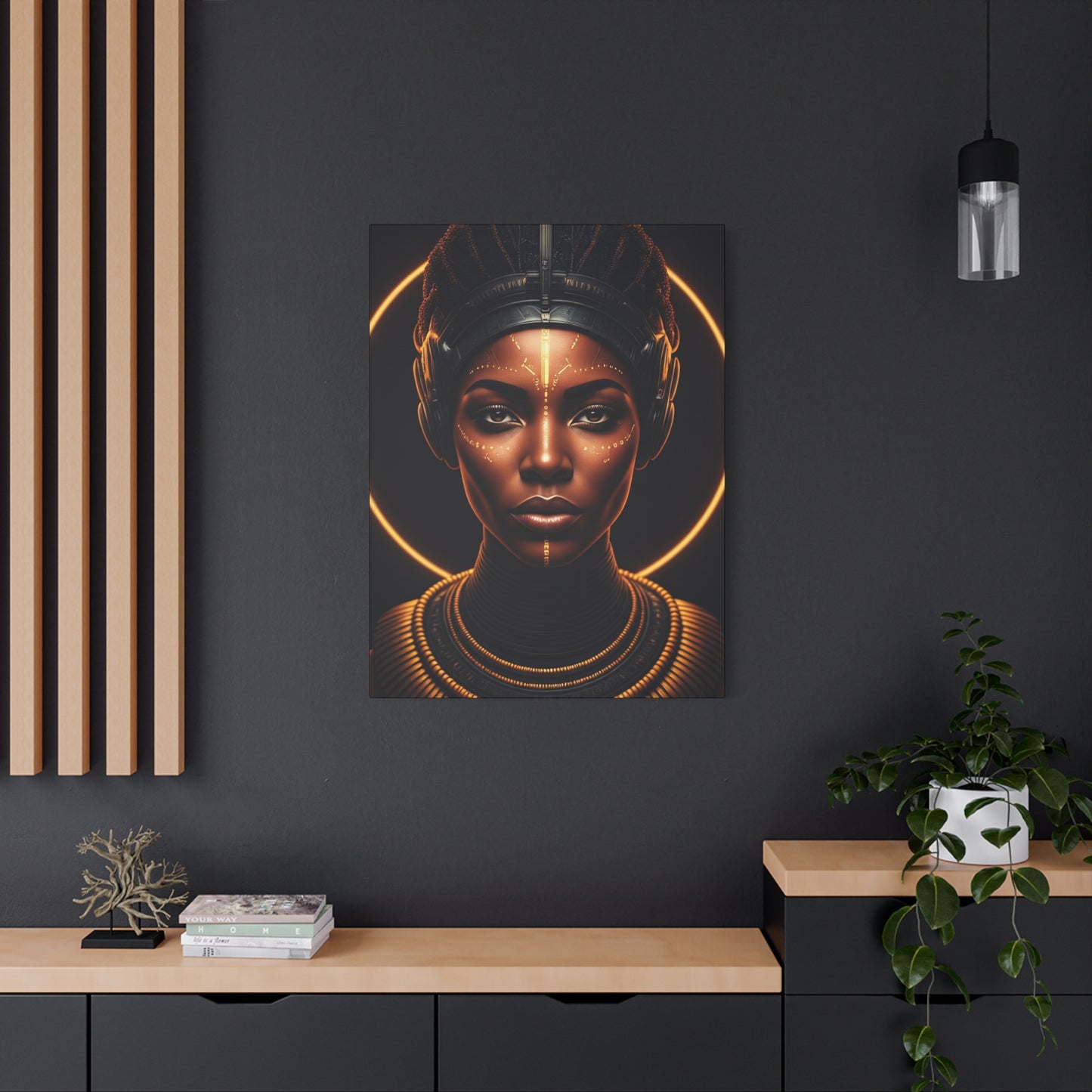 Divine Queen Eclipse Wall Art & Canvas Prints