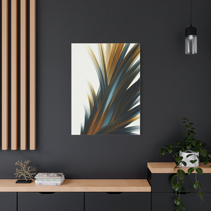 Blue and Gold Abstract Motion Wall Art & Canvas Prints